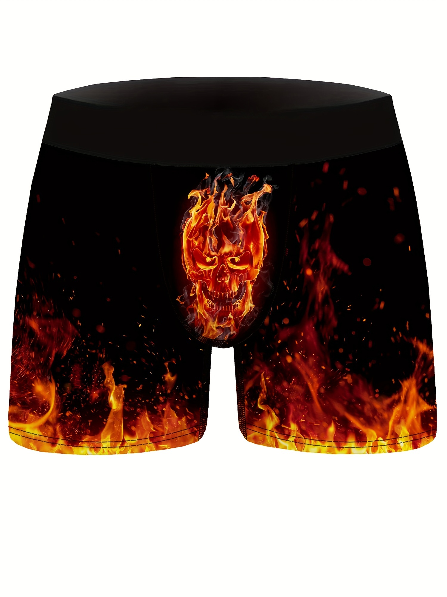 Men's Sexy Funny 3D Wolf Print Boxer Briefs Underwear Shorts Trunks