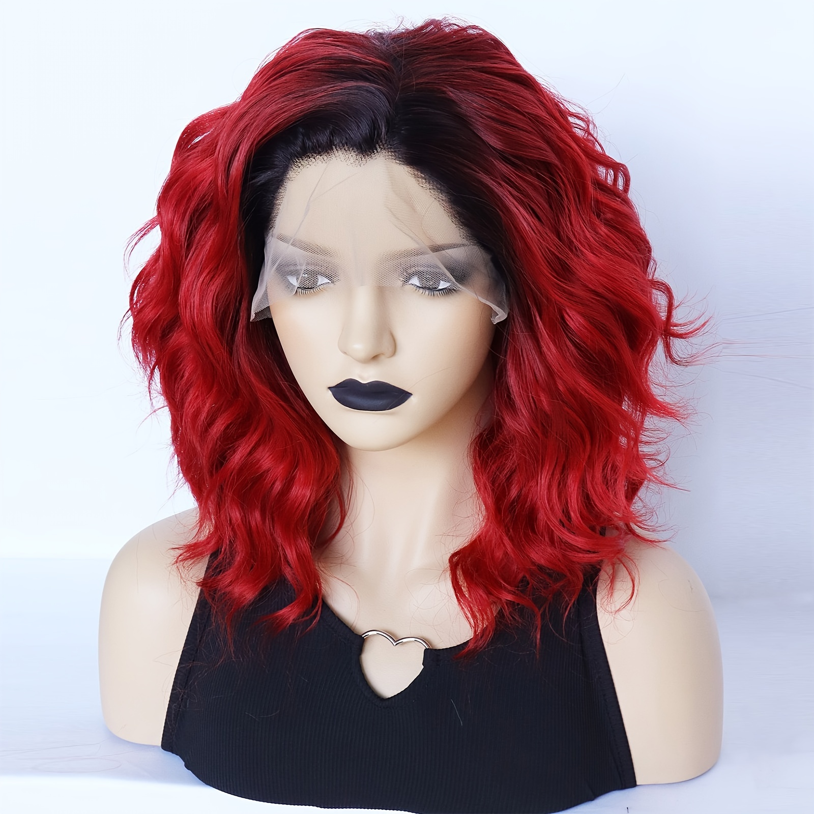 Charming virgin hair human cheap hair lace front bob wigs