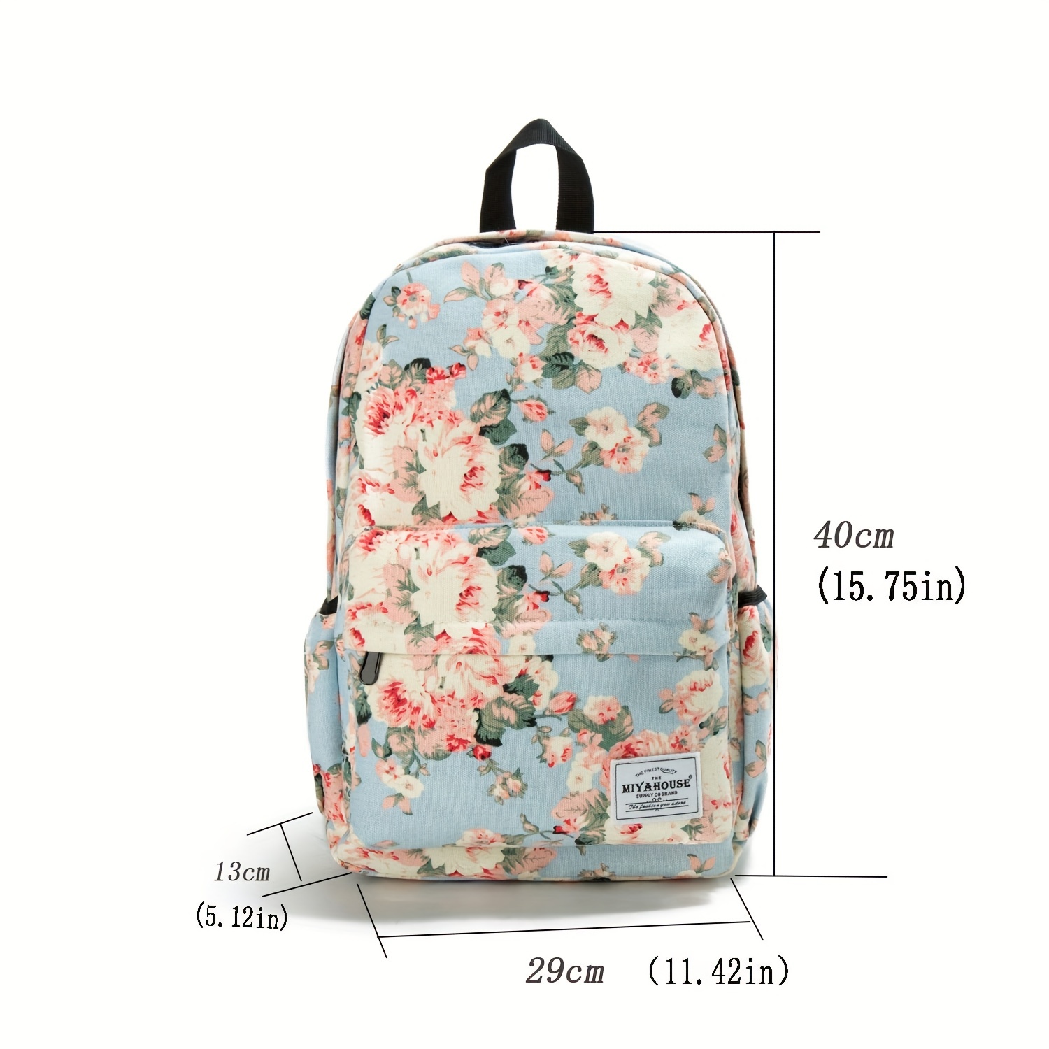 Women Printing Backpack Canvas School Bags For Teenagers Shoulder