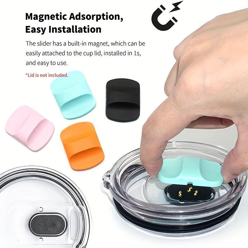 Leak-proof Magnetic Tumbler Lids For Tumblers - Perfect For Coffee, Water,  And More - Replacement Lids For Car Tumblers And Drinkware Accessories -  Kitchen Stuff And Home Kitchen Items - Temu