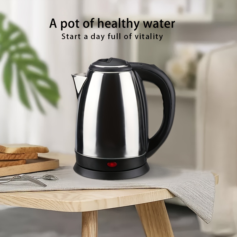 Bouilloire électrique en acier inoxydable café thé, d'eau chaude 1,8L  cuisine