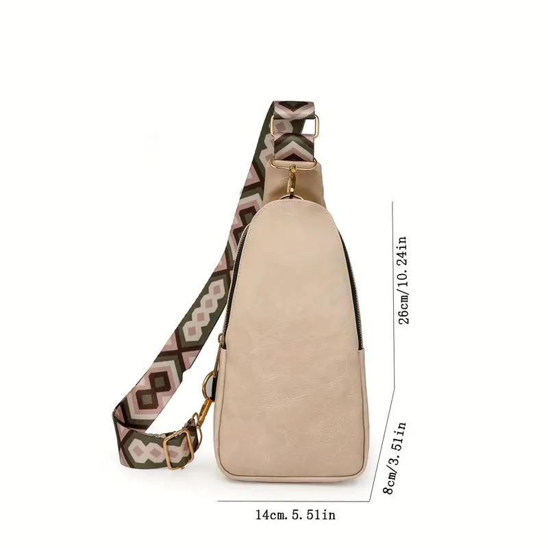 Vintage Sling Backpack For Women, Guitar Strap Crossbody Bag, Colorful  Chest Bag For Outdoor Travel Hiking Cycling - Temu Lithuania