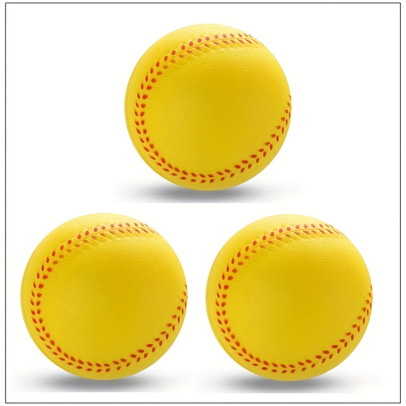 Softball Foam Balls For Youth League Training And Pet Toys - Perfect For  Batting, Fielding, And Pitching Practice - Temu United Arab Emirates