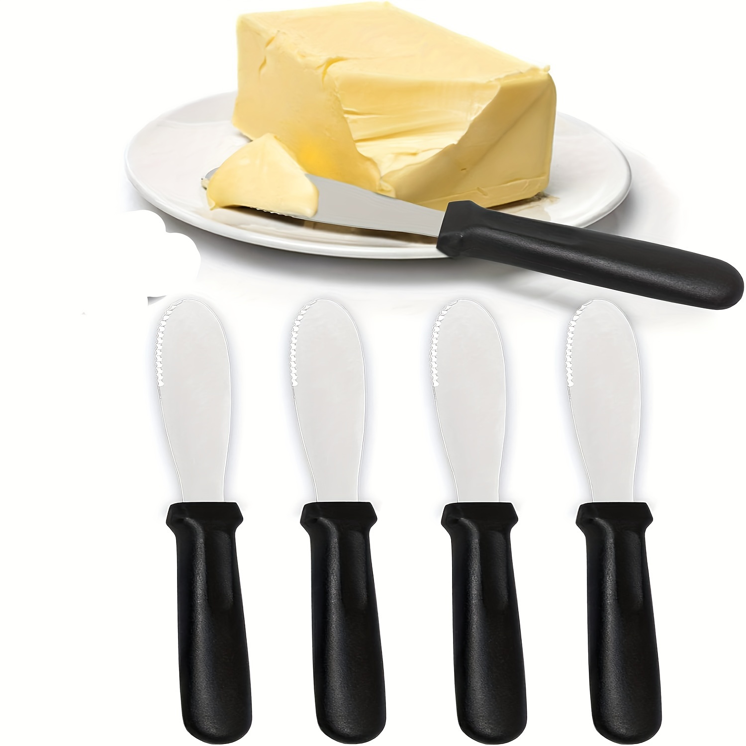 Multi-purpose Spreader Knife, Non-stick Spreader Knife, Plastic Spreader,  Cake Cream Scraper, Perfect For Soft Cheese, Peanut Butter, Frosting &  More, Home Baking Tool, Kitchen Utensils, Kitchen Supplies - Temu