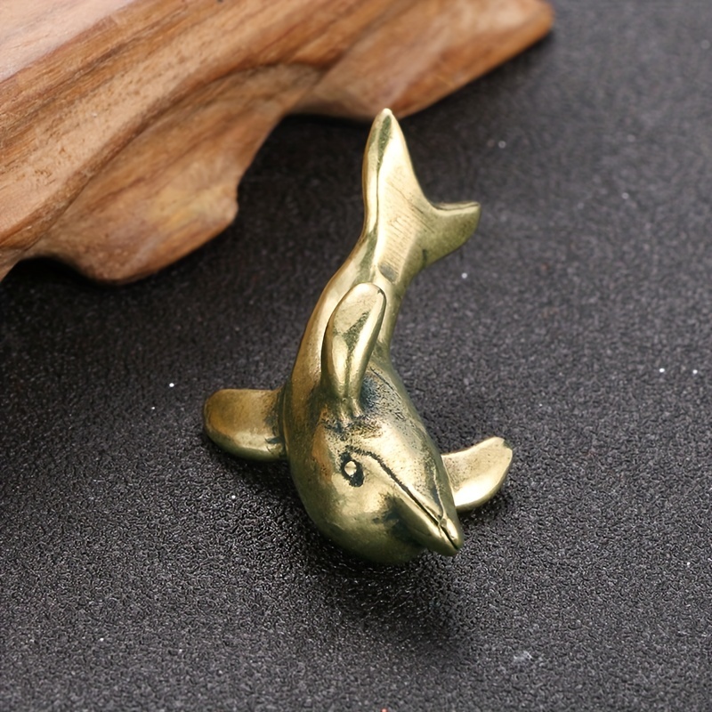 Vintage Brass Sea Leopard Crafts Collection Ornaments - Temu