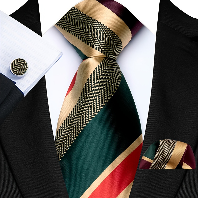 Men's Tie Clips Set Silver Golden Black Necktie - Temu