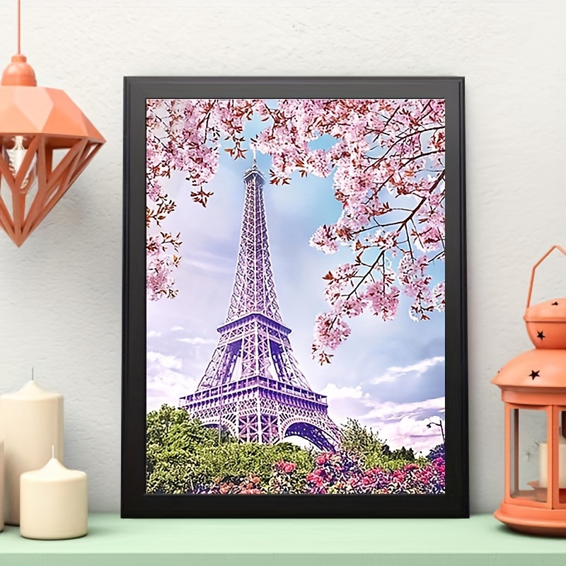 Adult Diamond Art Eiffel Tower Landscape Adult Diamond - Temu