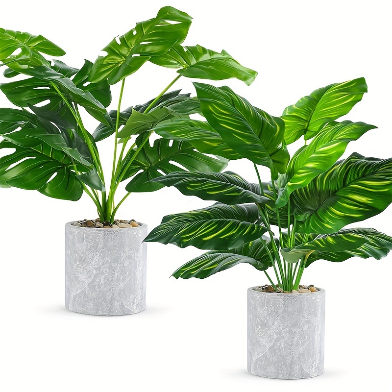 liushop Plantes Artificielles Artificielle Fausse Plante Pot de Salon  décoration intérieur Domestique Maison Faux Bonsai décoration 55,1 Pouces  de