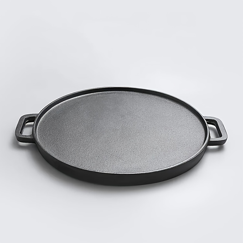 Nonstick Round Griddle Grill Pan For Korean Bbq/teppanyaki - Temu
