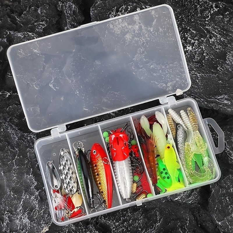 Leofishing Spoon Bait Set Metal Lure Kit Freshwater Fishing - Temu