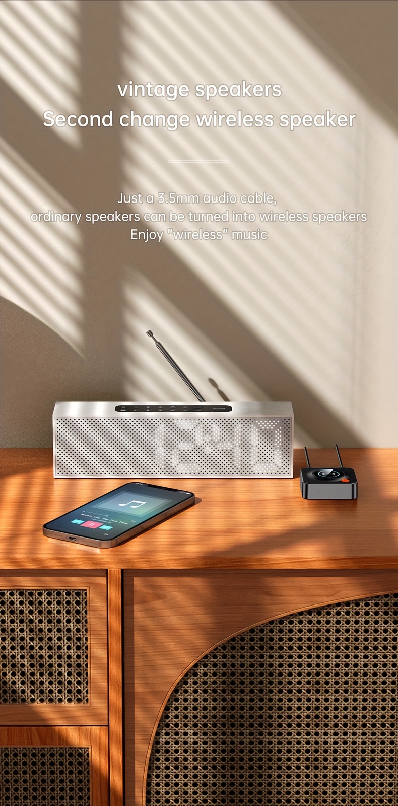 Wireless Audio Receiver Bt 5.1 Adapter Home Stereo System Temu