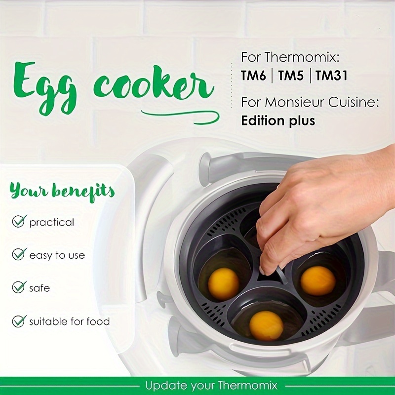 1pc Portable Breakfast Egg Cooker Diy Mold Microwave Steamer For 2 Eggs  Cooking