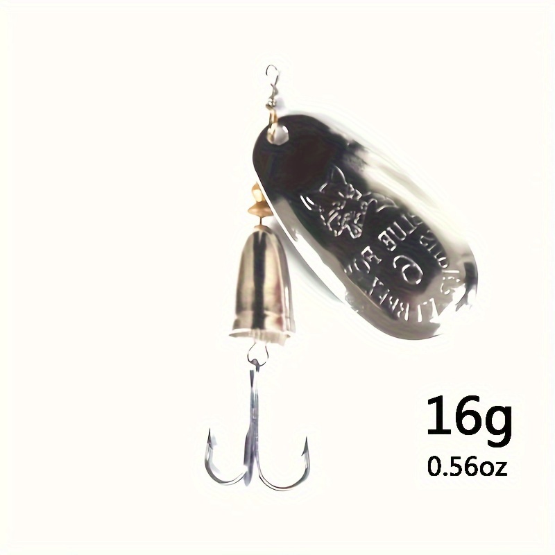 Artificial Sequin Fishing Lures Metal Hard Spinner Spoon - Temu