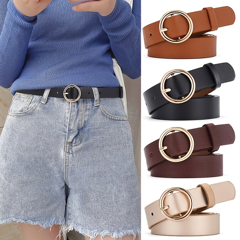Rounded buckle belt - Woman