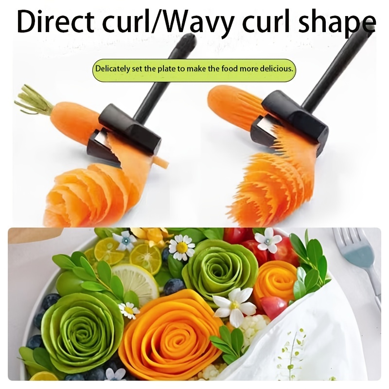 1pc Spiral Funnel Shaped Flower Cutter, Stainless Steel Spiralizer