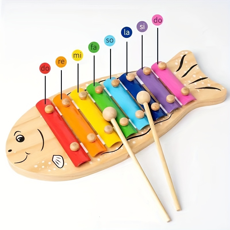 Oeuf en Bois Hochet Musique Instruments de Percussion pour Bébé Enfant