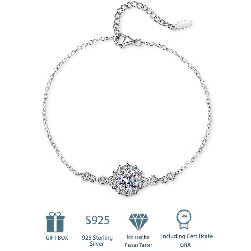 Four Leaf Clover Bracelet Flower Bracelet , Five Flower 18k Gold Chain  Bracelet | Black | Valentines Gift idea