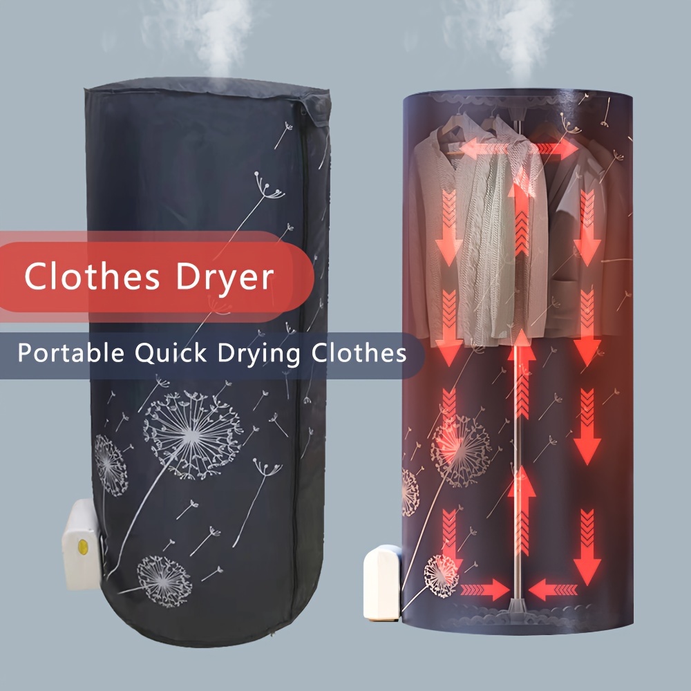 Foldable Clothes Dryer With Heater For Home Dorms Easy To - Temu