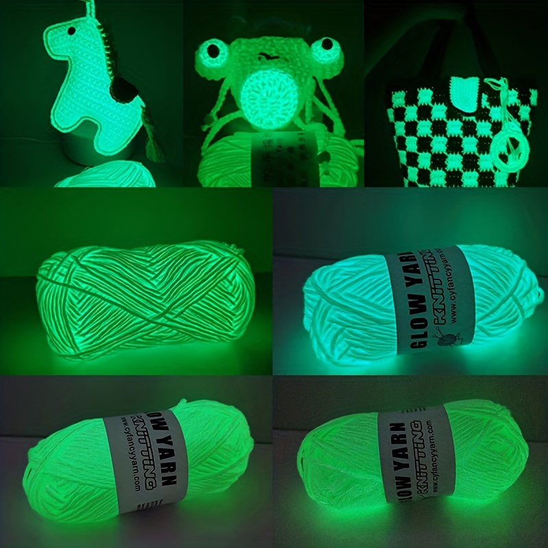 Glow in the Dark Yarn for DIY Projects 