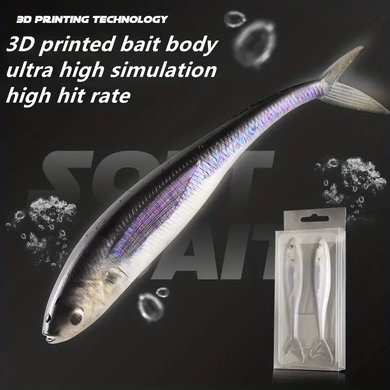 Bionic Soft Bait Fork Tail Swimbait Perfect For Offshore - Temu