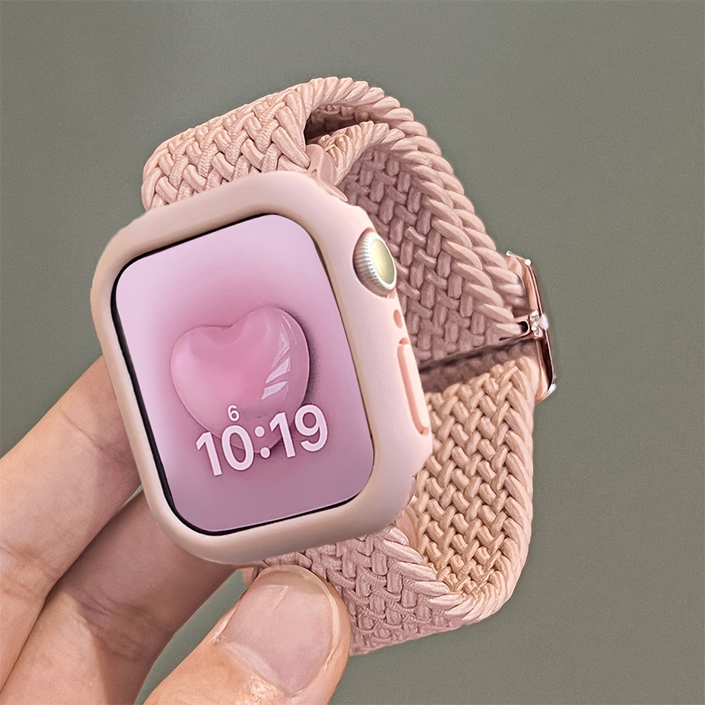 Kawaii Pink Butterfly Resin Band For Apple Watch Band 41MM 45MM