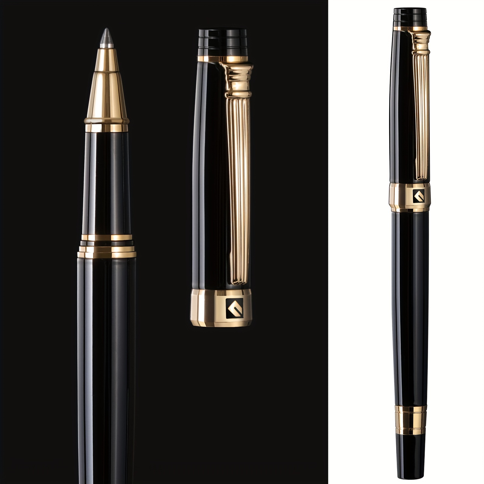 Lacquer Rollerball Pen Stunning Luxury Pen With Golden - Temu