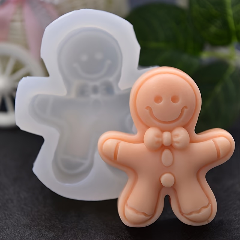 Gingerbread Man Cookies 2-Cavity Silicone Mold