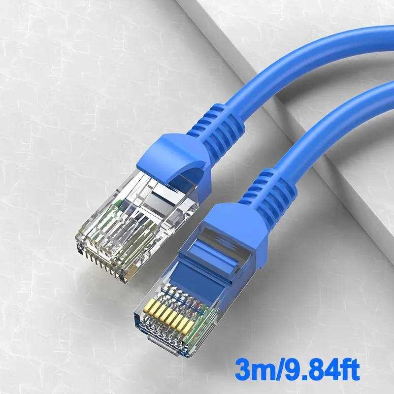 125mb/s 6 1000mbps Ethernet Cable Fast Lan Cable Utp Rj45 Patch Cable For Pc Internet Modem Router Laptop Cable High-speed Internet Cord - Temu