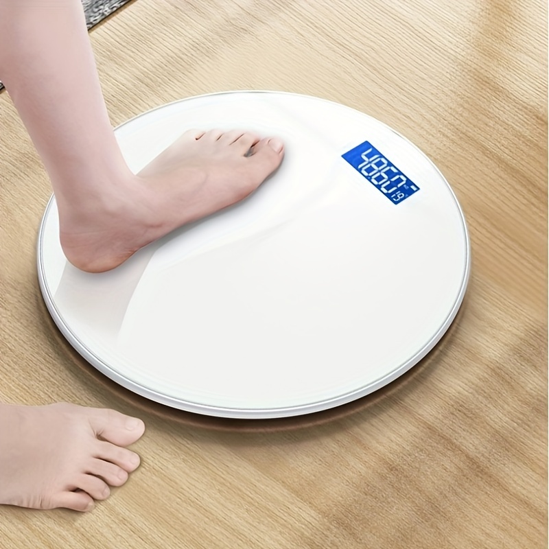 Home Round Electronic Scale, Intelligent Weighing Led Weight Scale, Health  Weight Loss Meter Portable Digital Scales, 4 Solid Color Optioins, Bathroom  Accessories - Temu