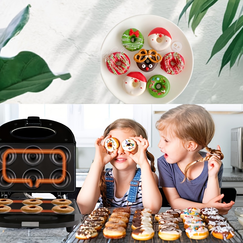 New Us Plug Mini Donut Maker Machine For Breakfast Snacks - Temu