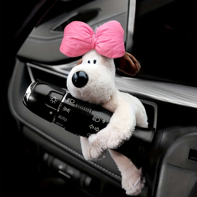 Dog Design Car Decoration Creative Cute Dog Plush Toy For - Temu