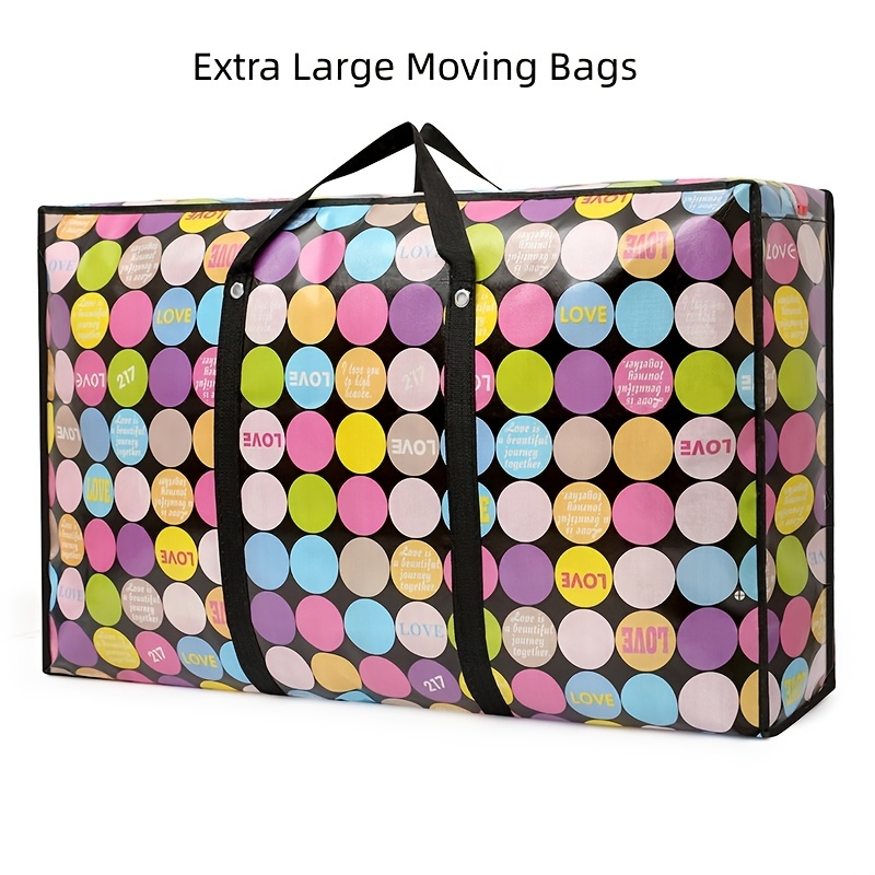 Packing Bags For Moving Clear Zippered Storage Bags With - Temu