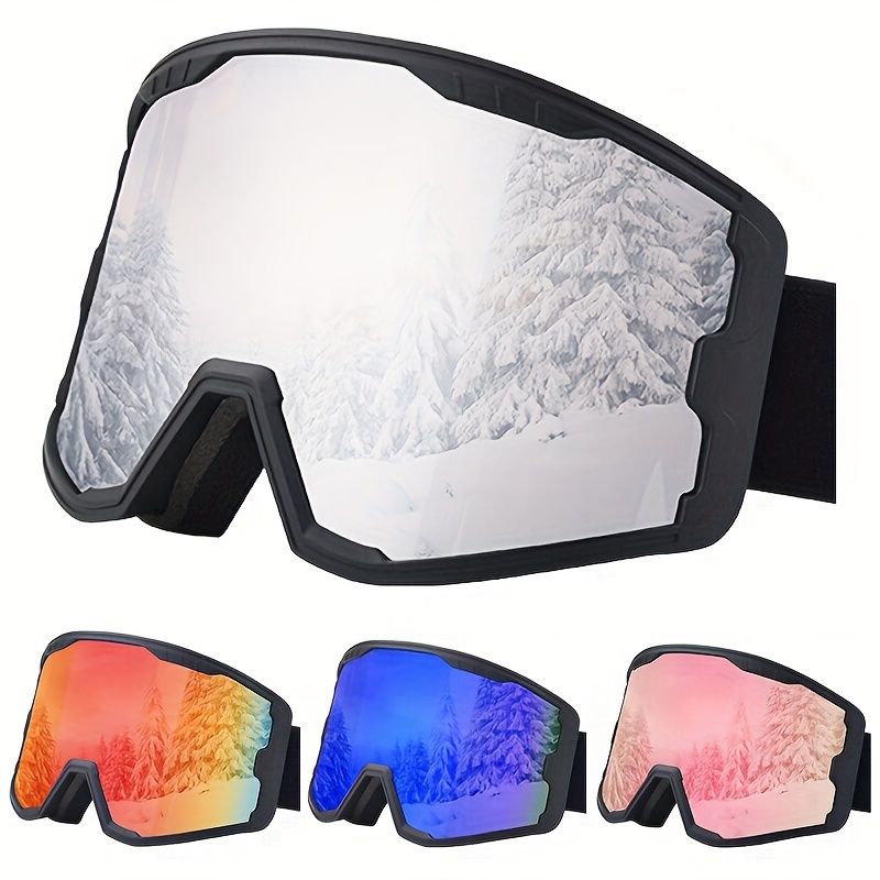 Gafas de Esquí para Hombres Lentes Antiniebla para Motocicleta Nieve  Snowboard