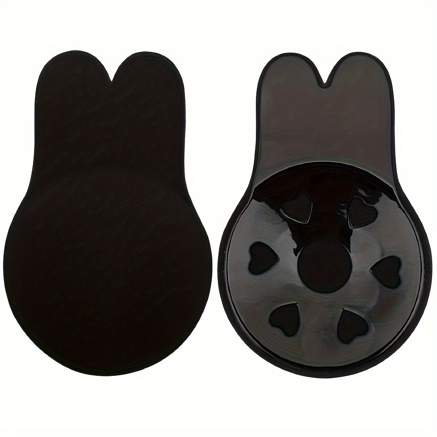 Bulk-buy Strapless Invisible Adhesive Silicone Bra Push up Invisible Rabbit  Breast Bra Lift up Nipple Cover price comparison