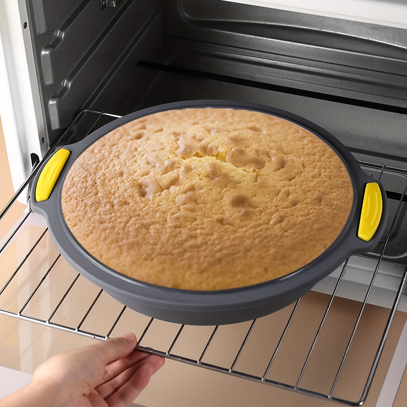 Microwave Oven Oven Easter Silicone Cake Barrel Baking Pan Bread Pan Cake  Mold | eBay
