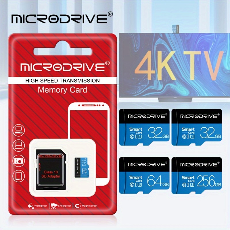 Carte Mémoire EVO Plus Flash Mini SD 32 Go 64 Go 128 Go 256 Go