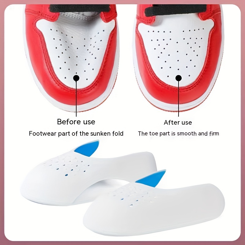Shoe Crease Protectors For Air Force Shoes, Anti-wrinkle Shoe Crease Guard  For Sneaker And Casual Shoes, Plastic Toe Box Crease Protectors Shoe Shield  - Temu Australia