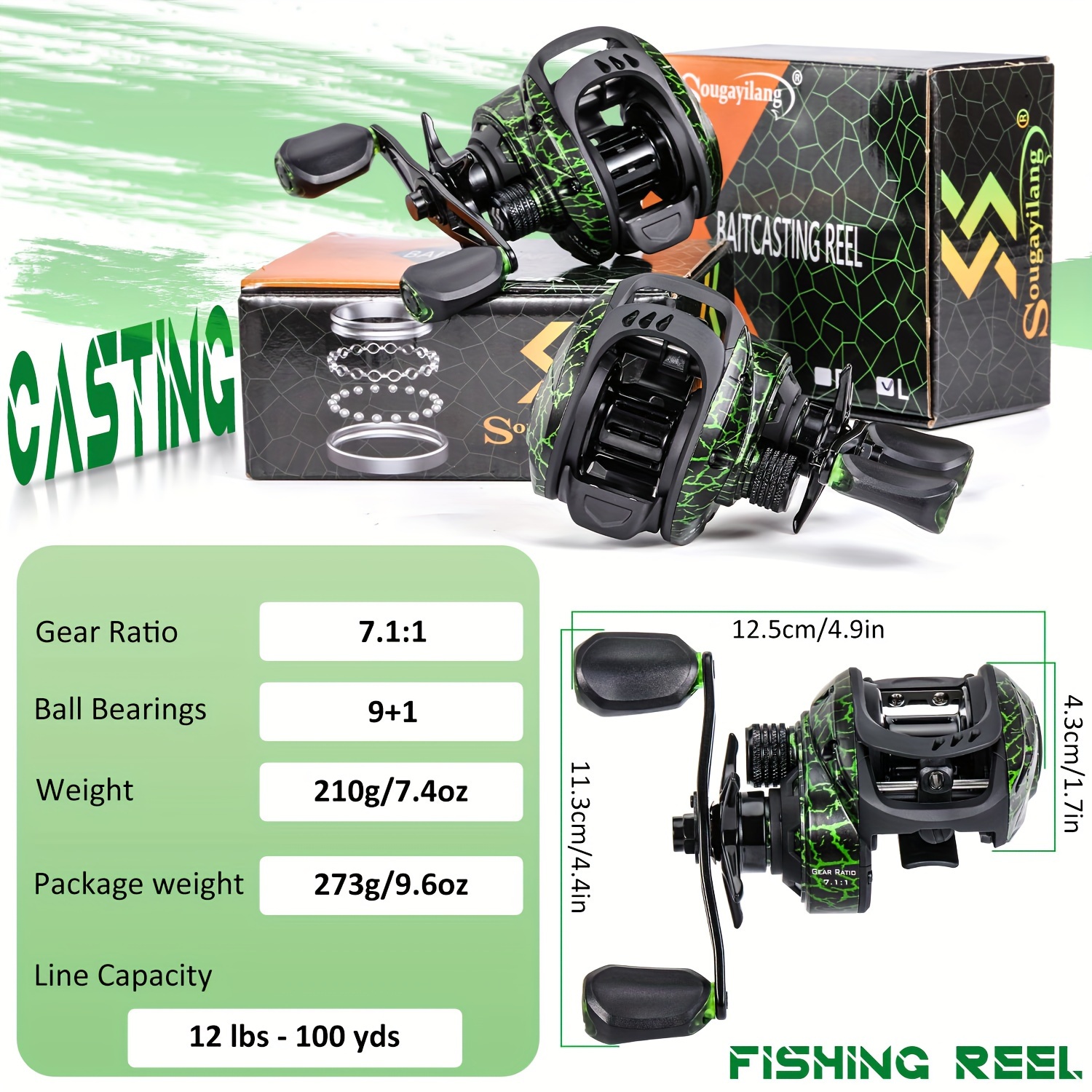 Precision Water Drop Reel 9+1 Gapless Stainless Steel - Temu