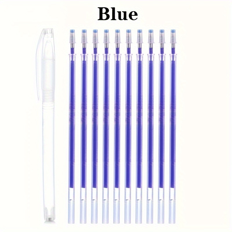 Sewing Marker Pen 5 Heat Erase Empty Pens with 12 Erasable Pen