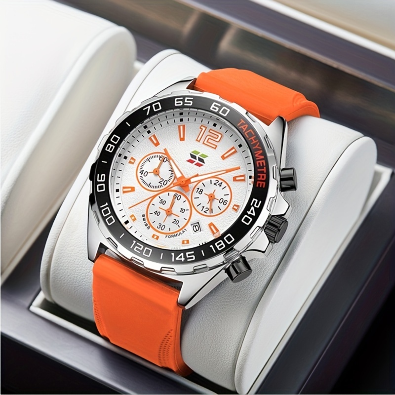 JewelryWe Paquete de 2 relojes deportivos para hombre, relojes digitales de  cuarzo multifuncionales, Digital
