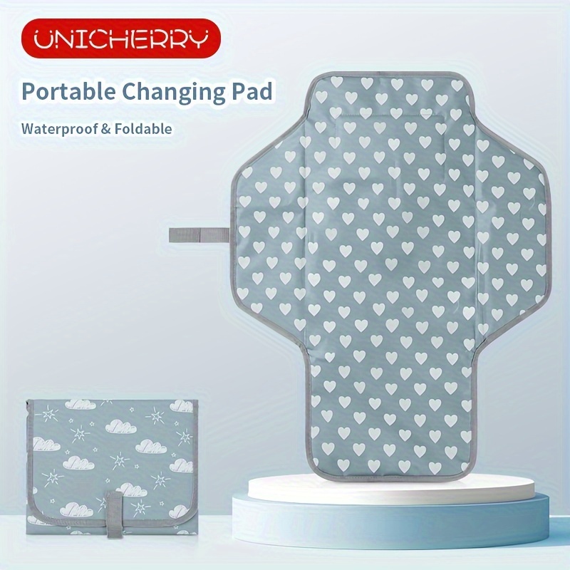 Baby Portable Diaper Changing Pad, Lightweight Foldable Changing