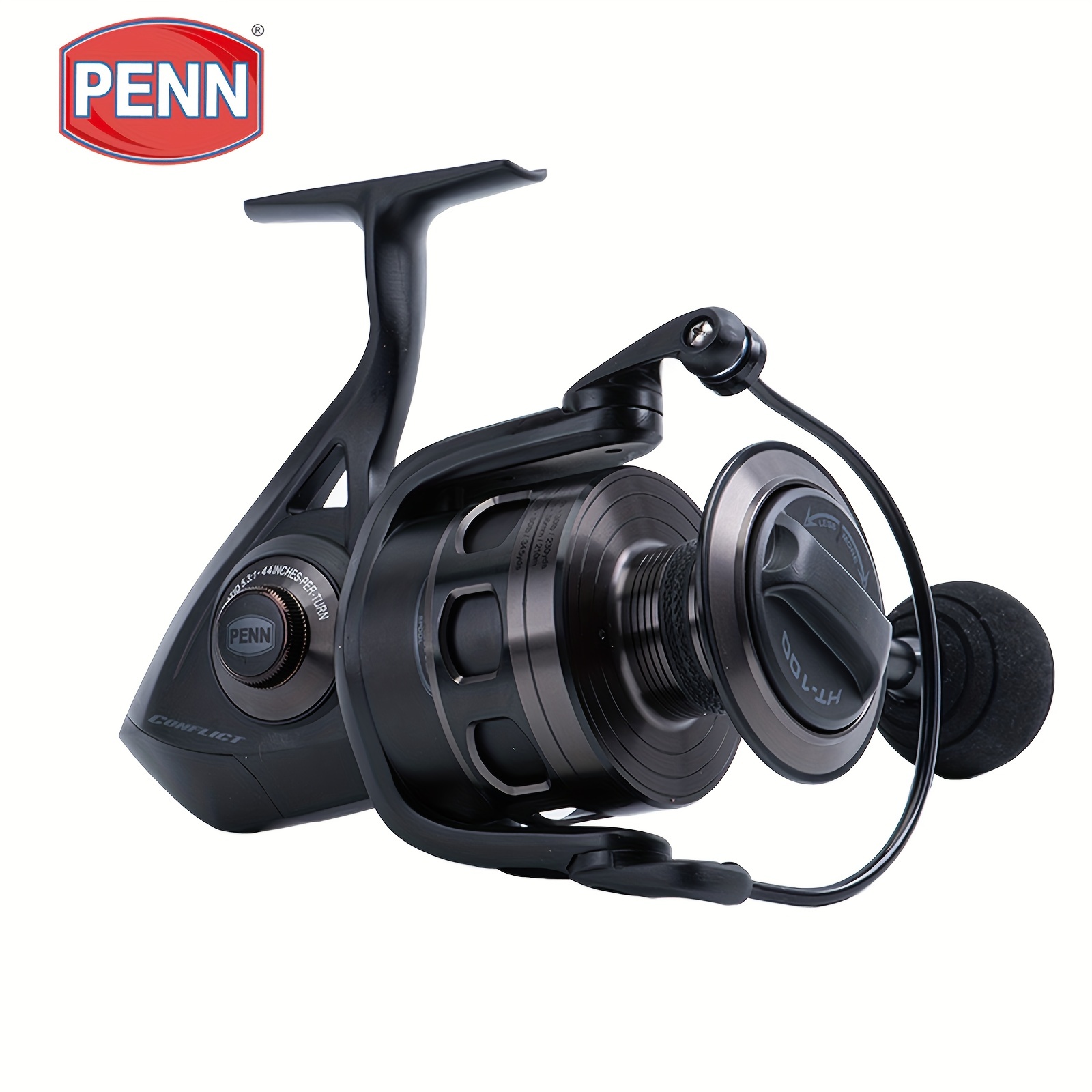 Penn Conflict Cft4000-8000 Series 7+1bb Aluminum Alloy Spinning