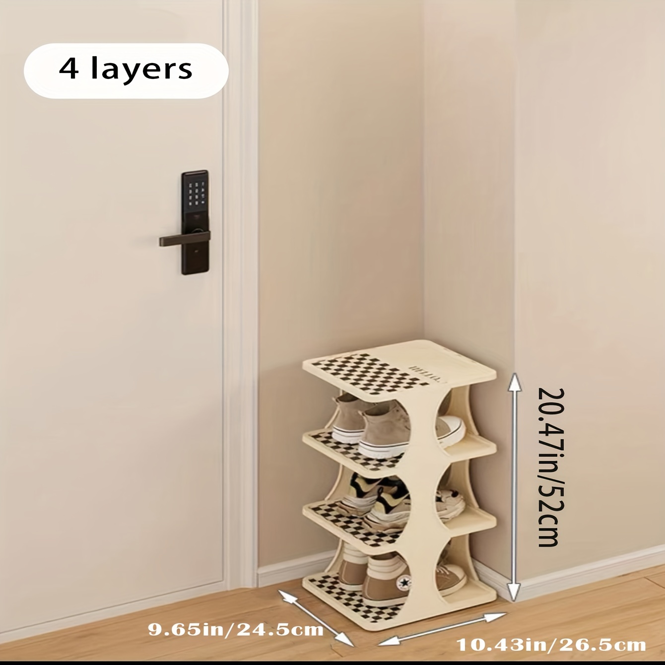 Shoe rack 2025 with lock