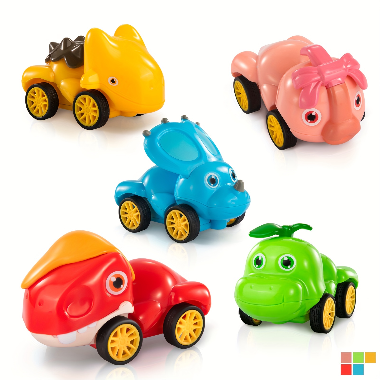 5 in-1 Toy Trucks for Boys,Truck Toy for 1 2 3 4 5 6