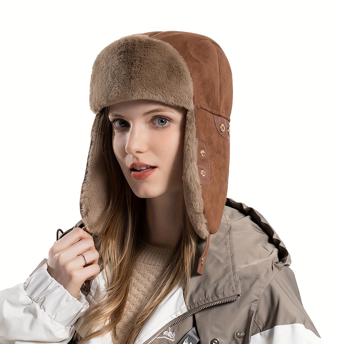 New Winter for Women Warm Thicken Bomber Hats Outdoor Ear