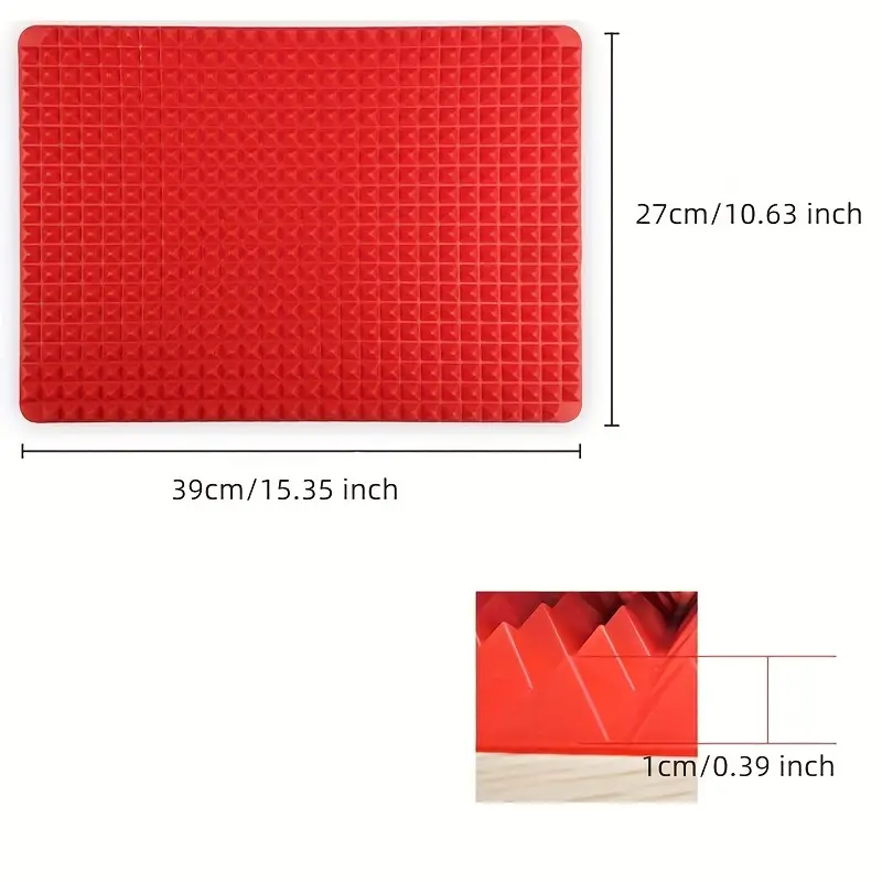 1pc non stick baking cooking mat cooking pot oven tray baking pan pastry cooking mat 39x27cm details 2