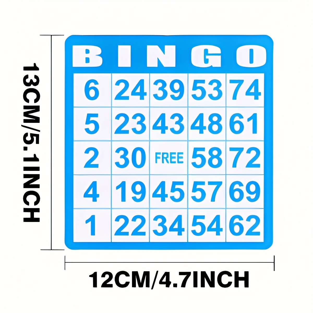 100 Cartes Jeu Bingo Cartes Jeu En Papier Bingo Jeux Bingo - Temu