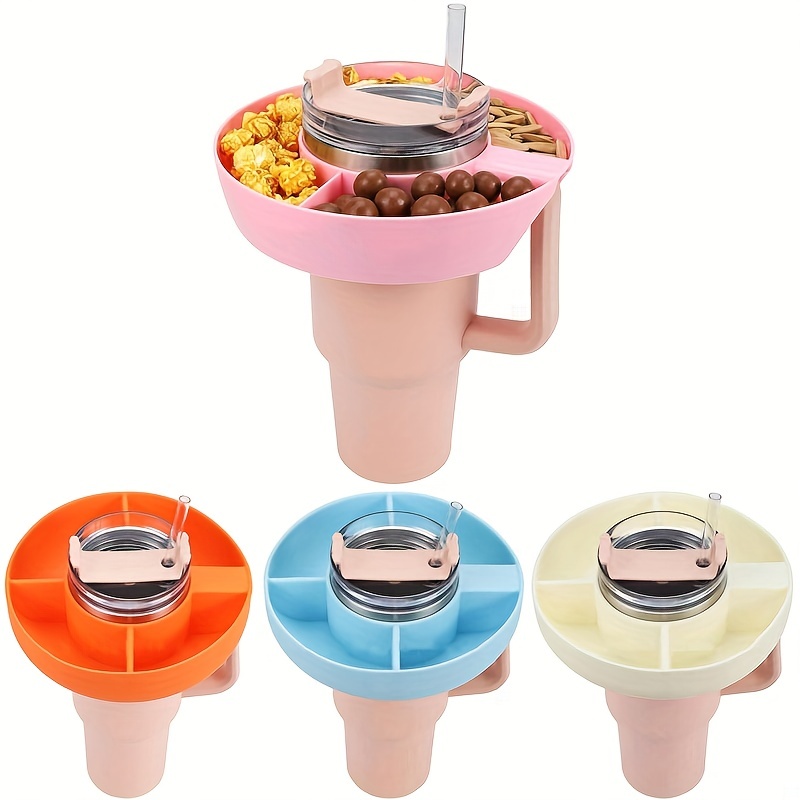 Snack Bowl For Cup, Tumbler Snack Tray Compatible With Stanley Cups,  Reusable Stanley Snack Tray For Stanley Tumbler Accessories - Temu