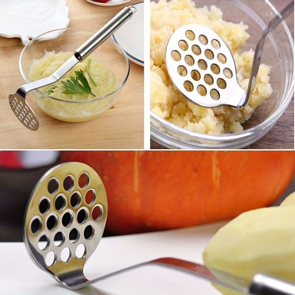 1pc 430 Stainless Steel Mini Masher For Potatoes, Carrots, Fruits And  Vegetables, Kitchen Gadget
