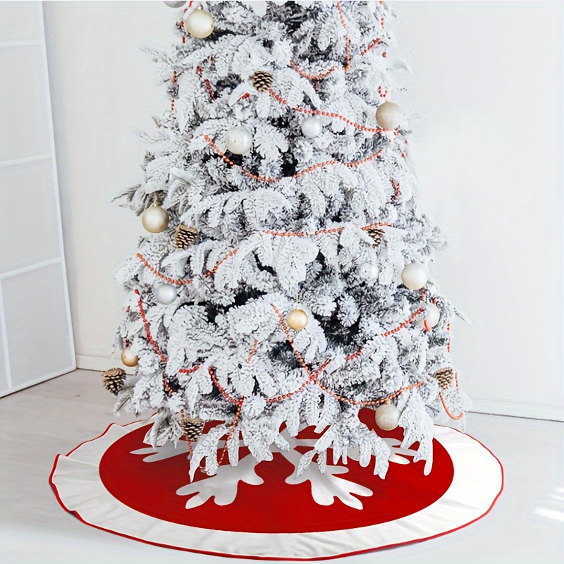 1pc, Coprisedia Albero Natale, Tappetino In Velluto Rosso Natale, Stampa A  Quadretti A Fiocchi Neve Intorno Base Feste In Centro Commerciale, Hotel,  Decorazioni Vacanze, Decorazioni Scena, Decorazioni Feste, Decorazioni  Stanza, Decorazioni Casa